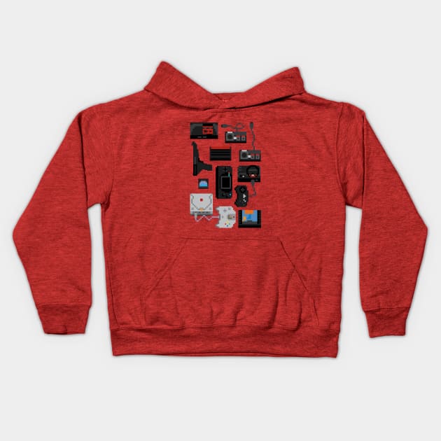 Pixel History - Sega Kids Hoodie by L. Marco Miranda